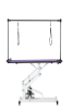 42.5INCH HYDRAULIC PET GROOMING TABLE WITH "H" ARM PURPLE