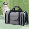 1 PC Expandable & Foldable Pet Bag with Fleece Pad - Soft Side Pet Harness for Small Pets