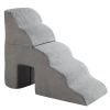 5 Step Pet Stairs for Dog,Cat Grey