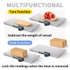 VEVOR 1100Lbs x 0.2Lbs Digital Livestock Scale Large Pet Vet Scale Stainless Steel Platform Electronic Postal Shipping Scale Heavy Duty Large Dog Hog