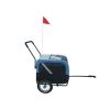Dog Bike Trailer with Jogger Blue
