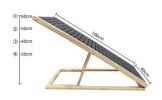 Dog Ramp for Bed, Extra Wide Excellent Traction, Pet Ramp for Small Dogs to Get on Couch Car, Non-Slip Rubber Surface, 17" Wide Hold up to 80lb