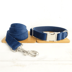 Bow pet collar large and small pet traction collar dog chain (Option: Collar plus Leash-XS)