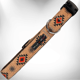 Southwestern Collars (Color: Grand Mesa, size: S 3/4" width fits 10-14" neck)