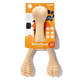 Betterbone Hard Beef Dog Chew Toy (size: large)