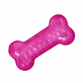 KONG(R) Squeezz(R) Crackle Bone Dog Fetch Toy Assorted (size: medium)