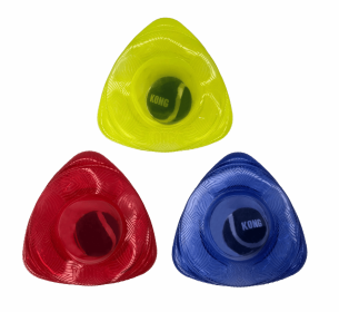 KONG(R) Jumbler(TM) Flinger Dog Enrichment Toy Assorted (size: Medium/Large)