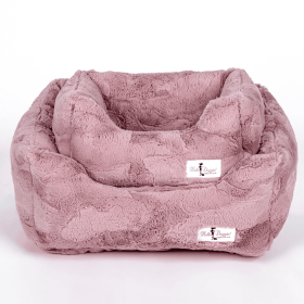 Cuddle Dog Bed (Color: Mauve, size: small)