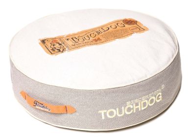 Touchdog Original Surround-View Classical Denim-Toned Plush Raised Dog Bed (SKU: PB41GYLG)