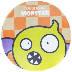 Touchdog Cartoon Rounded Cat and Dog Mat (Option: Flying-Critter)