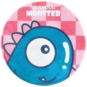 Touchdog Cartoon Rounded Cat and Dog Mat (Option: Shoe-Faced)