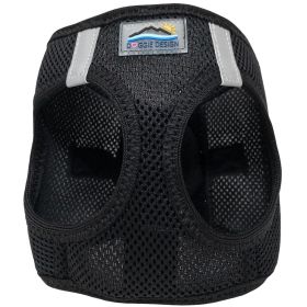 American River Solid Ultra Choke Free Dog Harness (Color: Black, size: 2XL)